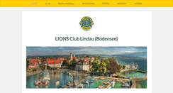 Desktop Screenshot of lionsclub-lindau.de