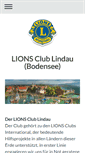 Mobile Screenshot of lionsclub-lindau.de